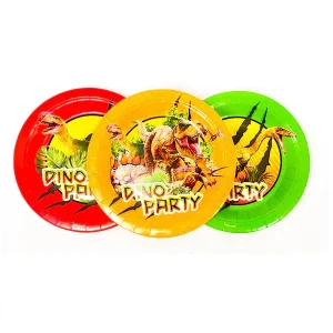 PLATO DINO REAL 6 UNID  PARTY