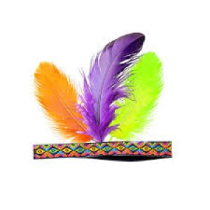 CINTILLO CHARLESTON PLUMA CARNAVAL