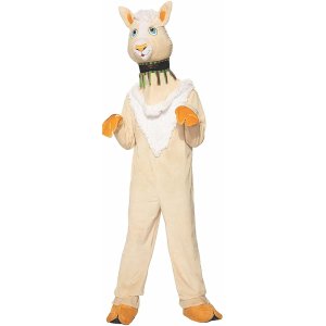 Disfraz adulto plush llama