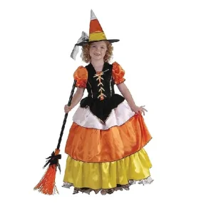 DISFRAZ BRUJA CANDY CORN 