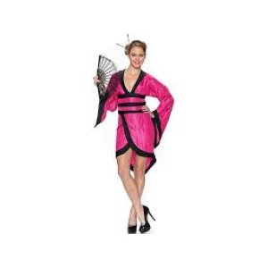 DISFRAZ GEISHA FUCSIA CARNAVAL