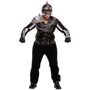 DISFRAZ HOMBRE DE JINETE ZOMBI CARNAVAL
