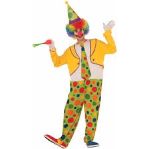 DISFRAZ HOMBRE PAYASO HOOPY CARNAVAL