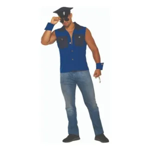 Disfraz Camisa  policía handsome standard
