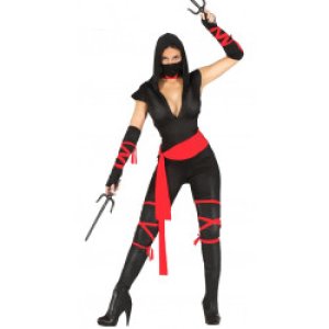 DISFRAZ BLACK NINJA T 38–40 CARNAVAL