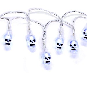 GUIRNALDA LUCES CALAVERA LED SKULL FES