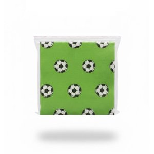 SERVILLETA VERDE FUTBOL CARNAVAL