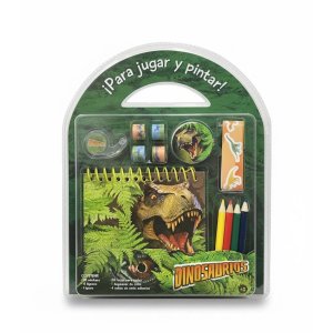 REGALO LIBRO DINOSAURIO LAPICES