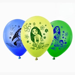 GLOBO LATEX IMPRESO MOANA 12 UNID