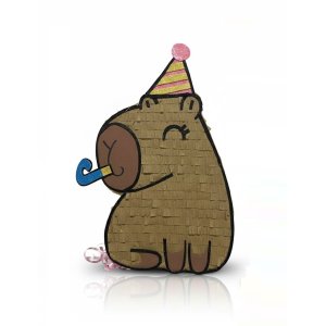 Piñata Artesanal Capibara Fiestero