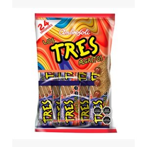 DULCE PACK TRES NEGRITOS 24 UNID AMBRO