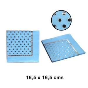 SERVILLETA CELSTE POLKA SILVER