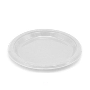 PLATO PLASTICO 18CM BLANCO 10 UNID MPA