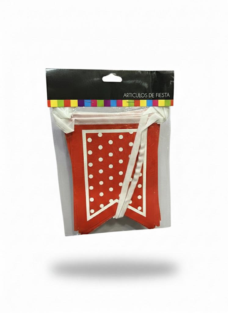 bc604159-0d19-4379-88e0-7ae053594ac6 BANNER PTAS ROJO BLANCO POLKA VIERI - Imagen 1
