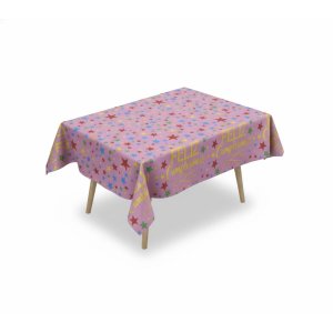 MANTEL IMPRESO FC ROSADO 137X183 MP - Imagen 2