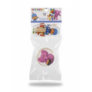 SET CUPCAKE POCOYO 48 UNID PARTY