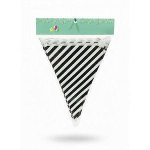 Banderín/Guirnalda FC Rayas Negra