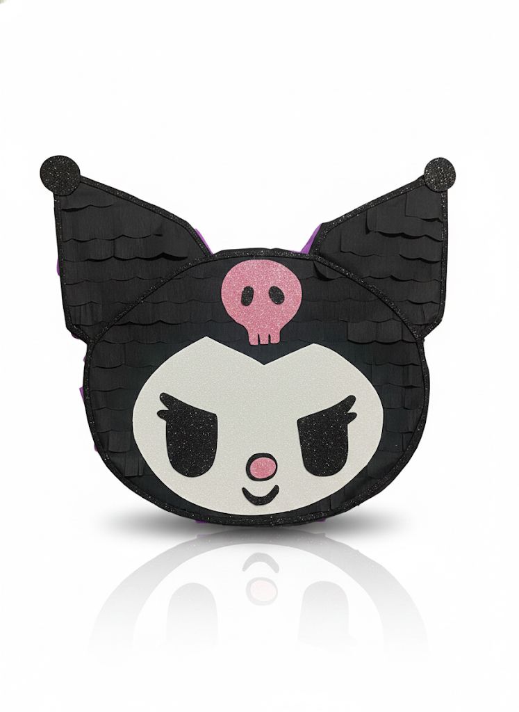 ee51f6c8-509c-41c4-9581-bd9aea836934 Piñata Artesanal Kuromi - Imagen 1