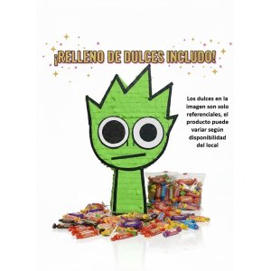 Piñata Artesanal Sprunki OWAKCX - Imagen 2