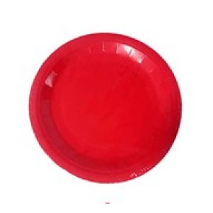 PLATO CARTON  ROJO 10 UNID CORY