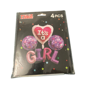 SET GLOBO ITSA GIRL 4PCS GFELIZ