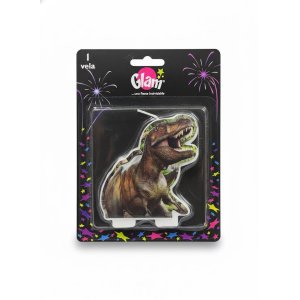 Vela 2D dinosaurio (1 unidad)