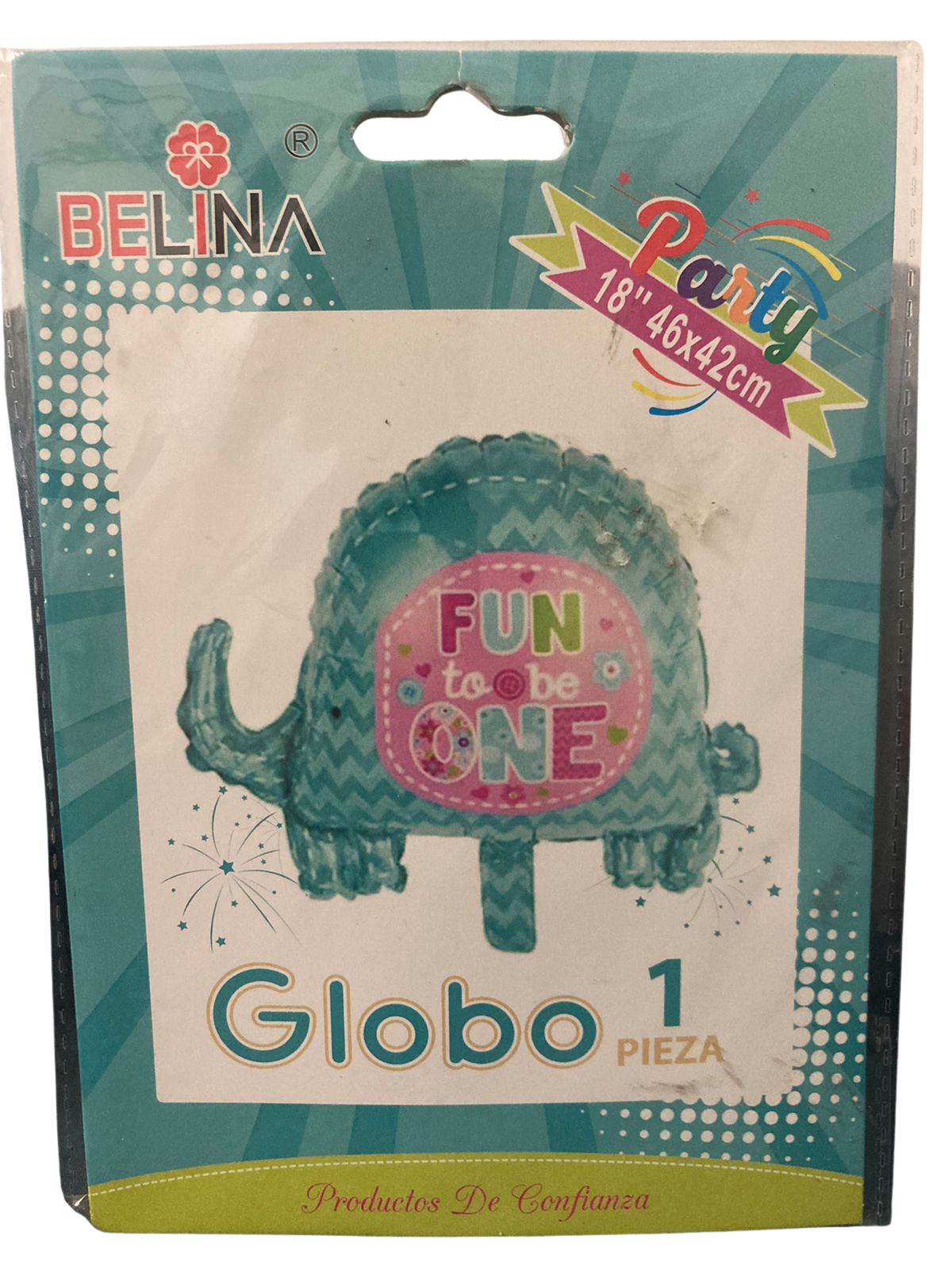 60362998-6e88-4bc7-ab34-435faba70c63 Globo foil elefante celeste baby shower - Imagen 1