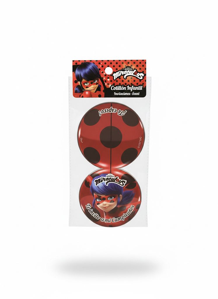 6075c4f0-dec8-44da-9786-f84ff2fe7b95 Tarjeta de Invitación Miraculous Ladybug 6 Unidades - Imagen 1