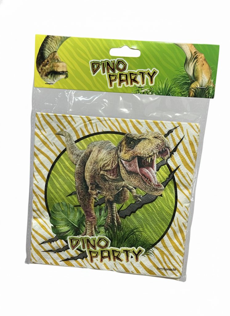 703da5ba-f43f-4857-9e4b-7a89d78aa668 SERVILLETA DINO REAL 12 UNID PARTY - Imagen 1