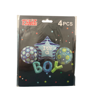 SET FOIL ITS BOY 4 PCS GFELIZ