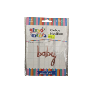 Globo metal baby rose