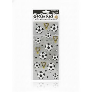 BOLSA DULCE  12 UNID FUTBOL TRANSPARENTE MP
