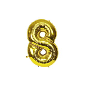 GLOBO FOIL 32 PULG DORADO 8 MP
