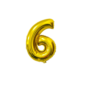 GLOBO FOIL 32 PULG DORADO 6 MP