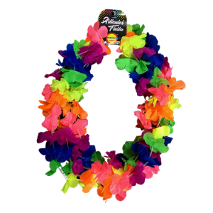 Collar flores flúor (6 unidades)