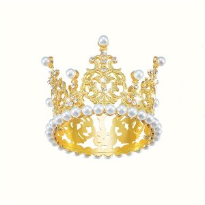 CORONA DECORATIVA DORADA MP