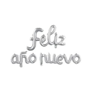 SET GLOBO FELIZ AÑO NUEVO PLATA FESTY