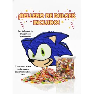 Piñata Artesanal Sonic - Imagen 2
