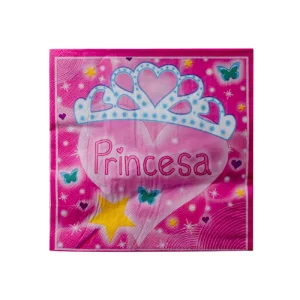 SERVILLETA PRNCESA 12 UNID CARNAVAL