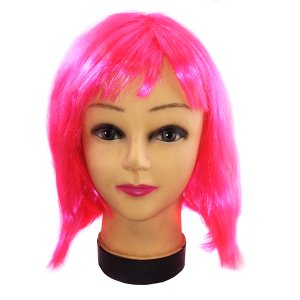 PELUCA CORTA FUCSIA FESTY