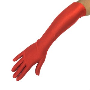 GUANTE LISO ROJO 45CM FESTY