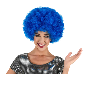 PELUCA AFRO AZUL BELINA
