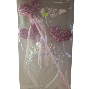 SET CINTILLO GLITTER ROSADO BELINA