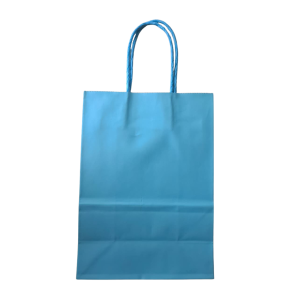 BOLSA DE PAPEL CELESTE 16x21 MP