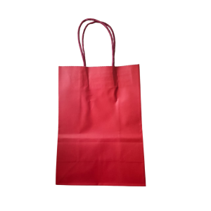 BOLSA PAPEL 15X21 ROJA MPA