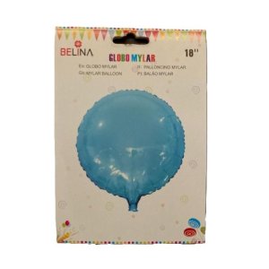GLOBO REDONDO CELESTE 18 PULG BE