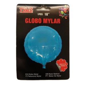 GLOBO REDONDO CELESTE 18 PUL GF
