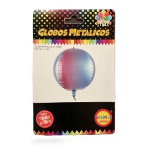 Globo esférico multicolor pastel 1 unidad (22IN)