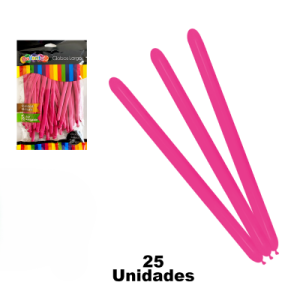 GLOBO FIGURA FUCSIA  X25 VIERI