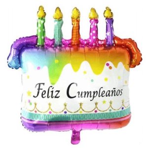 GLOBO FOIL TORTA FC 18PULG GFELIZ